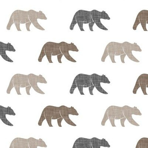 bears - brown/grey - C21