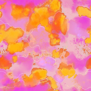 Pink & Yellow marble