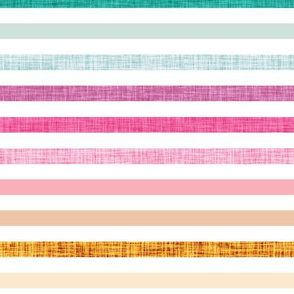 1/2" linen stripes // curry, white orange, butterscotch linen no. 2, orange ice, 75-13 linen, lychee, lipstick linen, neon pink linen, ionic linen, aqua, 130-6 linen, aqua linen