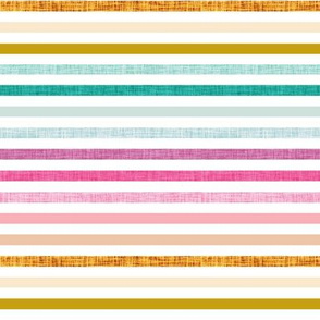 1/4" linen stripes // curry, white orange, butterscotch linen no. 2, orange ice, 75-13 linen, lychee, lipstick linen, neon pink linen, ionic linen, aqua, 130-6 linen, aqua linen