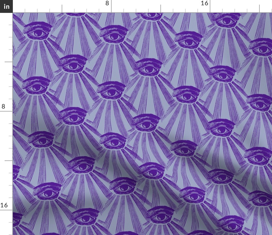 All Seeing Eyes Purple