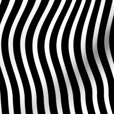 Monochrome Waves: Optical Swirls and Dynamic Curves, Black & White