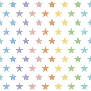 Rainbow Stars | Pastel