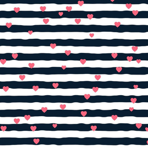 Stripes and hearts