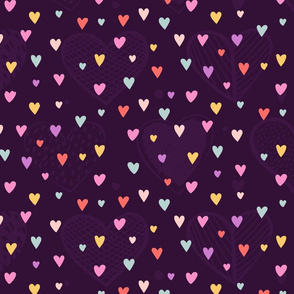 Pastel hearts