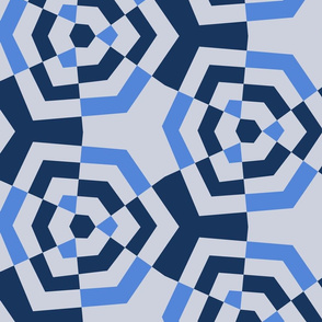 Blue Geometric