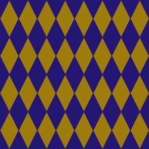 Purple and Gold Harlequin