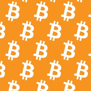 Bitcoin Symbol Cryptocurrency | Orange