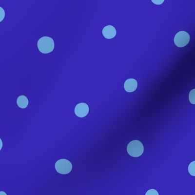 Blue dots / Medium scale