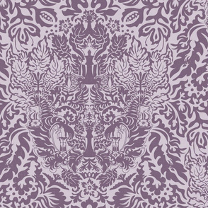 chess damask lavender