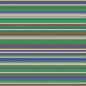 green, blue, and brown stripes by rysunki_malunki