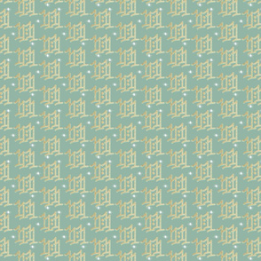 Numerology 11:11 manifesting pattern in mint & gold