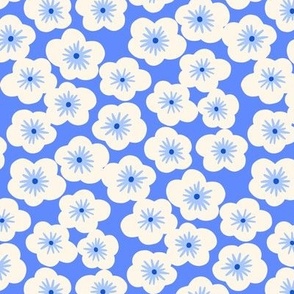 Japanese cherry blossom M in blue by Pippa Shaw