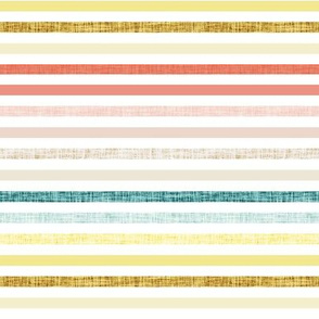 1/4" linen stripes // elm, flaxen linen, daisy, canary linen, blue pistachio linen, fjord linen, sand, champagne linen, blush, pale pink linen, salmon, coral linen