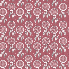 Red and Gray Dreamcatcher