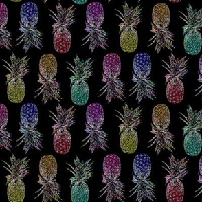 Crazy Colorful Pineapples