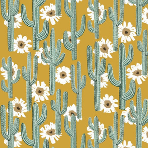 Saguaro Layered Floral - Finley Mustard