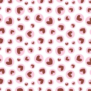 chocolte hearts on polka dots by rysunki_malunki