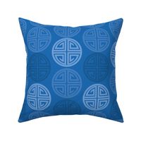 Blue Chinese Symbols