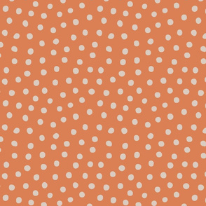 Dots on orange