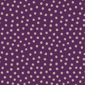 Dots on purple