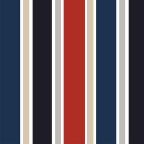 blue red and black stripes