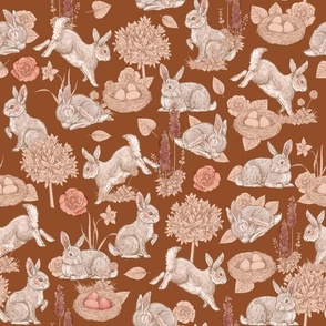 Country Bunnies - Terracotta