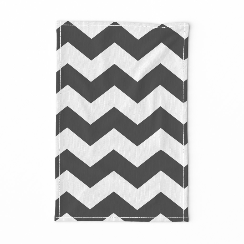 chevron lg dark grey