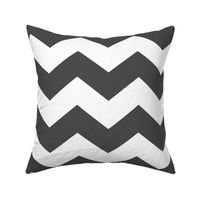 chevron lg dark grey