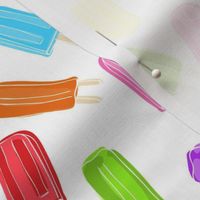 Popsicle Toss on White - Medium Scale