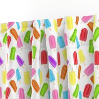 Popsicle Toss on White - Medium Scale