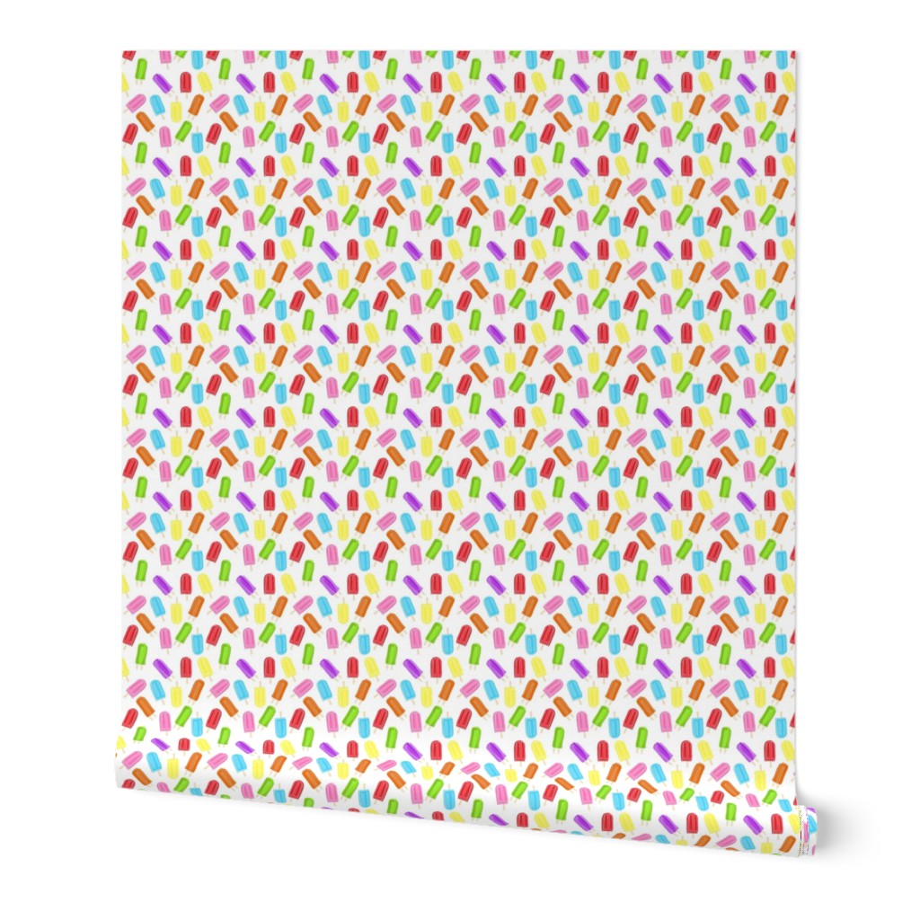 Popsicle Toss on White - Small Scale