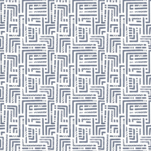 Small -  Tribal Maze  - Slate