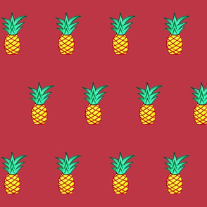 Funny Cute Tropical Pineapples 