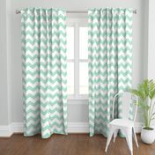 chevron lg mint green