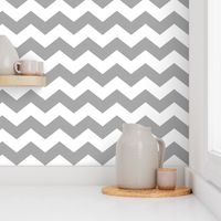 chevron lg grey