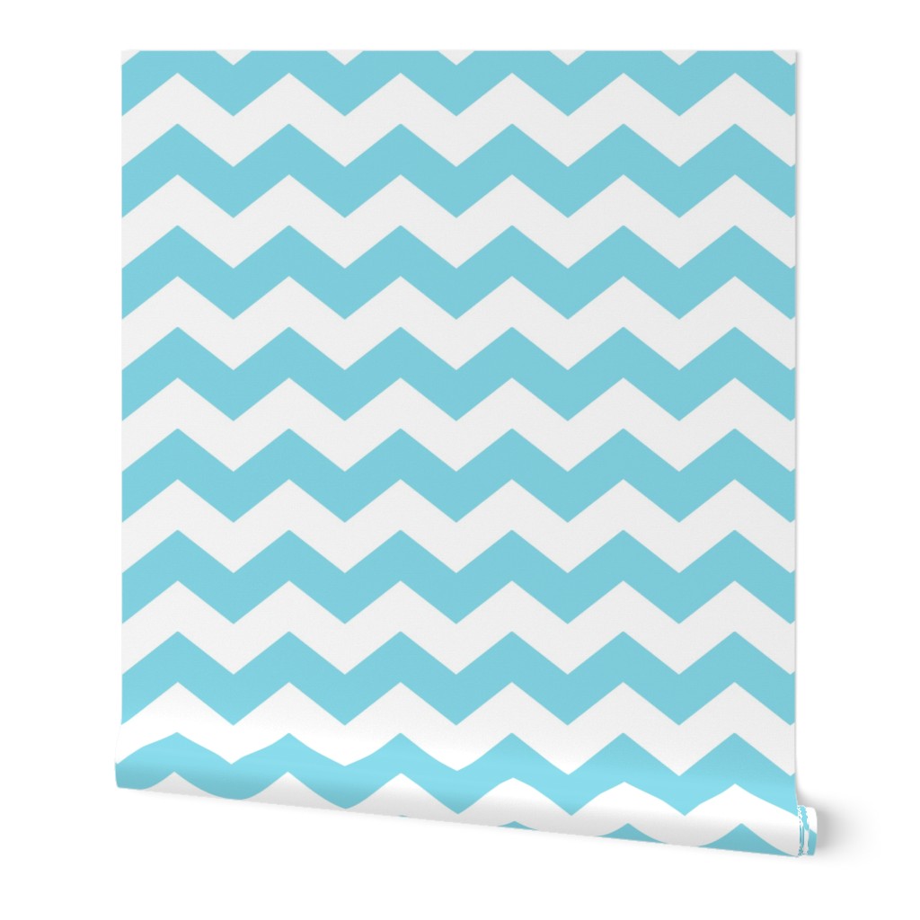 chevron lg sky blue