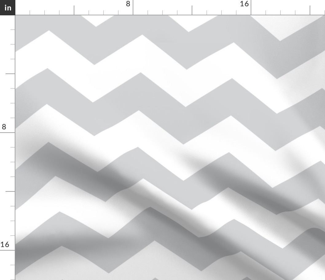 chevron lg light grey