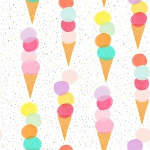 6" Ice Cream Cones