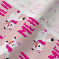 meh. - splooting unicorns - pink on pink - LAD21