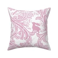 The damascus forest Wall  pink inv
