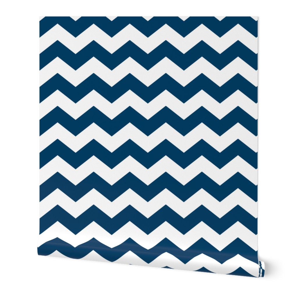 chevron lg navy blue