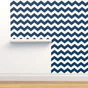 chevron lg navy blue