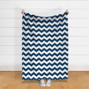 chevron lg navy blue