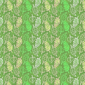 Olive sketched leaves_repeat_SM