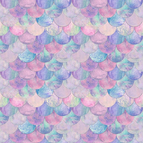 Mermaid scale wave japanese pattern