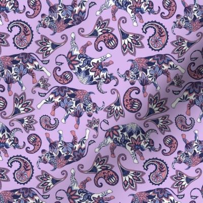 Ox Paisley (Lilac Palette) – Small Scale