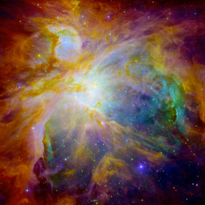 186-1 Hubble's Panoramic View of the Orion Nebula - 56" sq