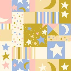 Twinkling Patchwork -Cream