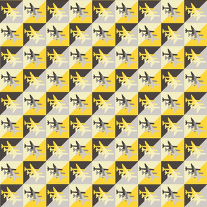 Gray & Yellow Airplanes - Blocks 2